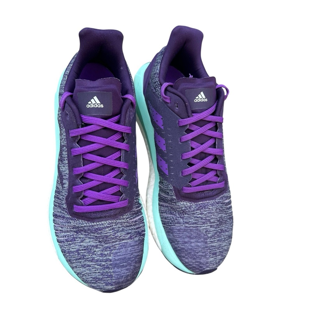 Adidas Solar Drive ST Purple Boost Running‎ Shoes Sneakers Women's Size 6.5 - Picture 5 of 8